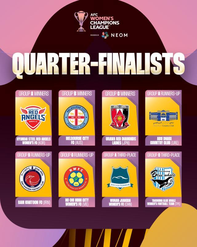 注册送彩金-女足亚冠八强产生 武汉队侥幸晋级以非种子队出战